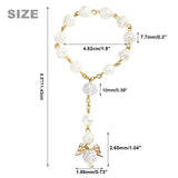 30 PCS Baptism Rosary Angel Mini Rosaries for Favors