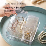 30 PCS Clear PVC Jewelry Anti Oxidation Zipper Bag Plastic Bags