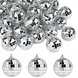 30 PCS Disco Mirror Balls 2 Inches Hanging Decorations