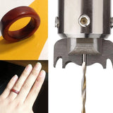 30 PCS Wood Ring Drill Bit Set, 16-21mm Blades Wooden Ring Maker Bead Drill Bit
