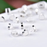 30 PCS Soft Silicone Copper Earring Backs for Body Jewelry Making