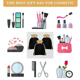 30 PCS Black Jewelry Pouches Drawstring Bags Wedding Favor Storage Bag
