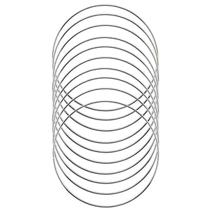 30 Pack 4 Inch Silver Dream Catcher Metal Rings for Crafts DIY