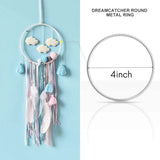 30 Pack 4 Inch Silver Dream Catcher Metal Rings for Crafts DIY