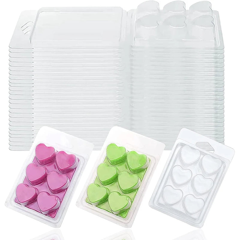30 Packs Wax Melt Clamshells Containers