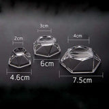 30 Pcs Clear Acrylic Ball Stand Display Base for Golf Balls Crystal Ceramic