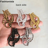 30 Pcs Ganoderma Flower Brass Filigrees DIY Jewelry Findings