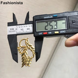 30 Pcs Ganoderma Flower Brass Filigrees DIY Jewelry Findings
