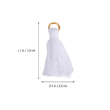 30 Pcs Tassel Charms for Crafting Decorative Tassels