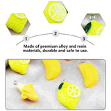 30 Pcs Lemon Shape Pendants for Jewelry Making