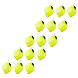 30 Pcs Lemon Shape Pendants for Jewelry Making