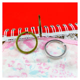 30 Pcs Antique Bronze Key Ring For Keychain DIY Jewelry