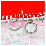 30 Pcs Antique Bronze Key Ring For Keychain DIY Jewelry