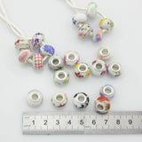 30 Pcs Mix Ceramic Porcelain Beads for Charm Bracelet DIY