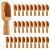 30 Pcs Mini Wooden Spoon, Set of Small Spoons for Bath and Baby Care