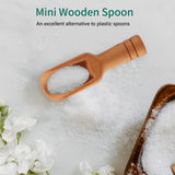 30 Pcs Mini Wooden Spoon, Set of Small Spoons for Bath and Baby Care