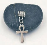 30 Pcs Mixed Tibetan Silver Plated Shield Cross Ankh Pendants