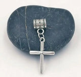 30 Pcs Mixed Tibetan Silver Plated Shield Cross Ankh Pendants