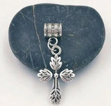 30 Pcs Mixed Tibetan Silver Plated Shield Cross Ankh Pendants