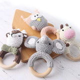 30 Pcs 60mm Natural Wood Rings for DIY Craft Jewelry Making