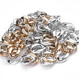 30 Pcs Twisted Chains Link & Charm Acrylic Spacer Beads Jewelry Making Kit