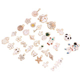 30 Pcs Unique Adorable DIY Earring Pendants Jewelry Making Supplies