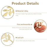 30 Pcs Alloy Leaf Charms for Statue Headwear Accessories Hand Decor