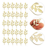 30 Pcs Alloy Leaf Charms for Statue Headwear Accessories Hand Decor