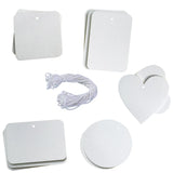 30 Pcs Sublimation Blank Air Freshener Sheets with Elastic Cord