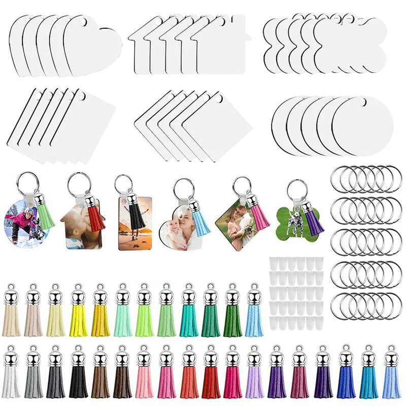 30 Pcs Sublimation Bulk Heat Transfer Set for DIY Crafts