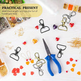30 Pcs Swivel Clasps Keychain Clip Hooks 3 Colors Lobster Claw Clasps