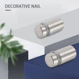 30 Pcs 12x22mm Stainless Steel Glass Holder Sign Mounting