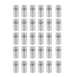 30 Pcs 12x22mm Stainless Steel Glass Holder Sign Mounting