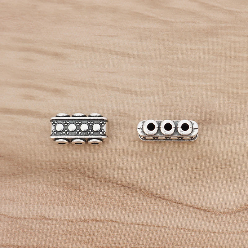 30 Pcs Antique 3 Strand Spacer Bar for Bracelet Jewelry Making