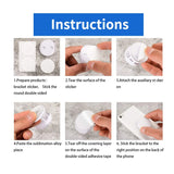30 Sublimation Phone Holders Heat Press Phone Grip Collapsible