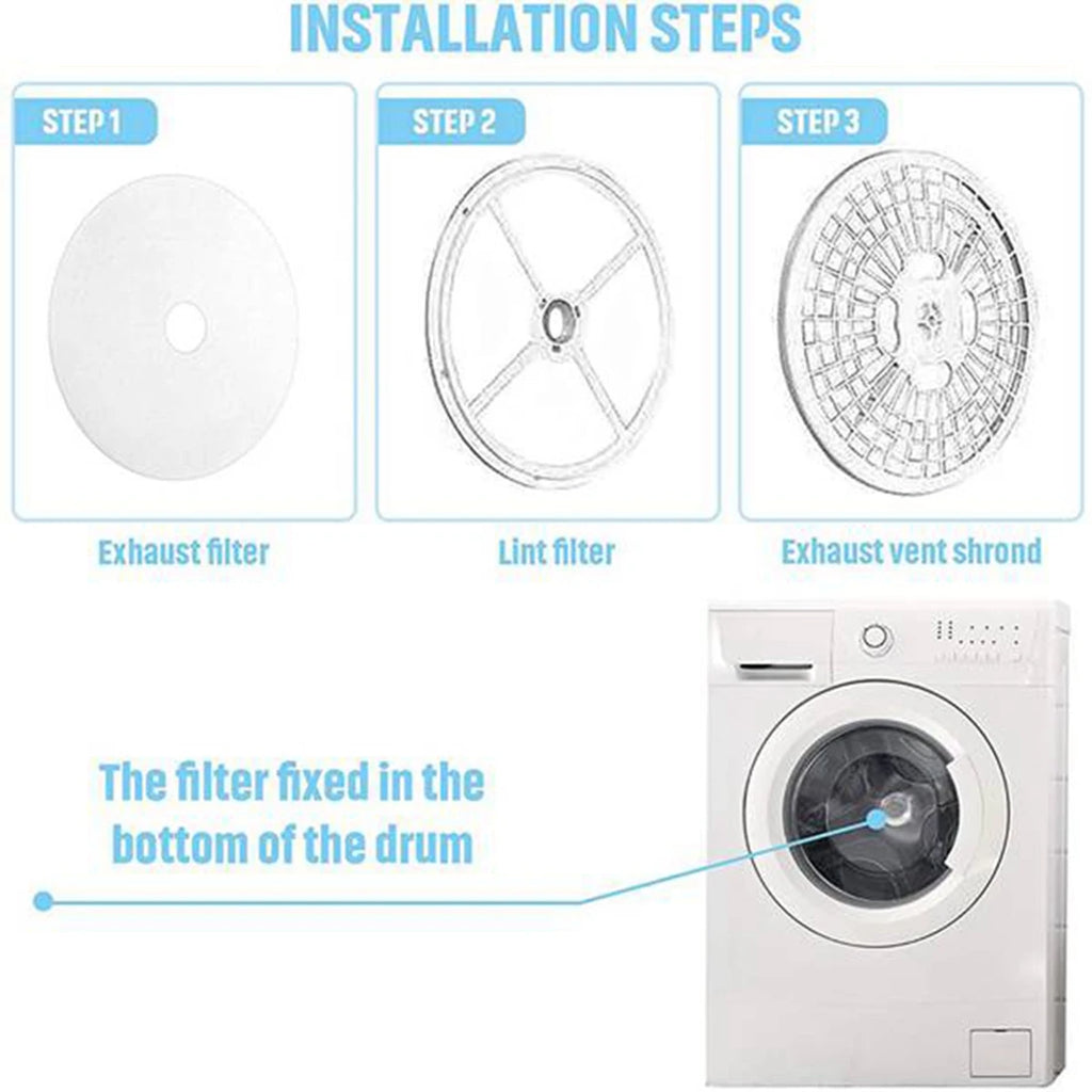 30 Pcs Universal Clothes Dryer Filter Replacement