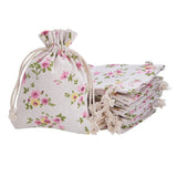 30 Linen Drawstring Gift Bag Candy Jewelry Wedding