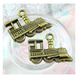 30 Pcs Vintage Locomotive Charms 17*22MM Metal Alloy Jewelry Pendant DIY