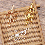 30PCS Tree Branch Metal Pendant Charms DIY Jewelry Making Accessories