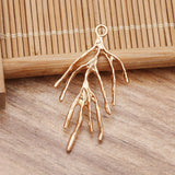 30PCS Tree Branch Metal Pendant Charms DIY Jewelry Making Accessories