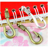 30 Pcs 36.5*13.2MM Fish Hook Charms Pendant for Jewelry Making