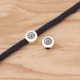 30 OM Yoga Spacer Beads 10x10mm for Bracelet Making Findings