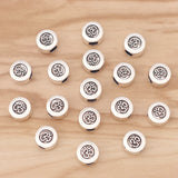 30 OM Yoga Spacer Beads 10x10mm for Bracelet Making Findings