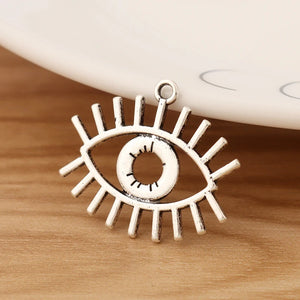 30 Pcs Egyptian Eye Of Horus Charms for Jewellery Making