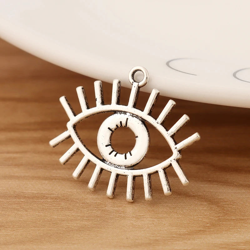 30 Pcs Egyptian Eye Of Horus Charms for Jewellery Making