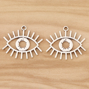 30 Pcs Egyptian Eye Of Horus Charms for Jewellery Making