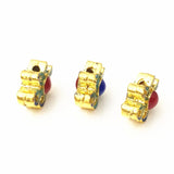 30pcs 12.5x17.5mm Copper Flower Beads Charms DIY Jewelry Findings
