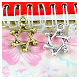 30 Pcs 19.5*25MM Star Charm Pendant DIY Jewelry Findings Accessories