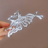 Punk Geometric Butterfly Hair Claw Clip Hair Accessories