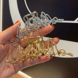 Punk Geometric Butterfly Hair Claw Clip Hair Accessories
